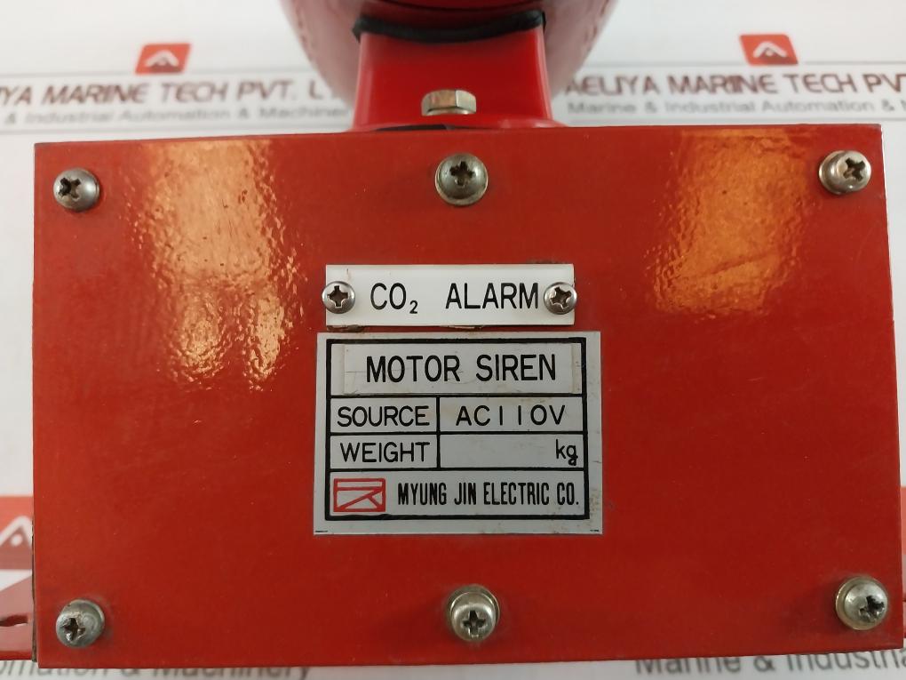Myung Jin Electric Co2 Alarm Electric Motor Siren Ac110V