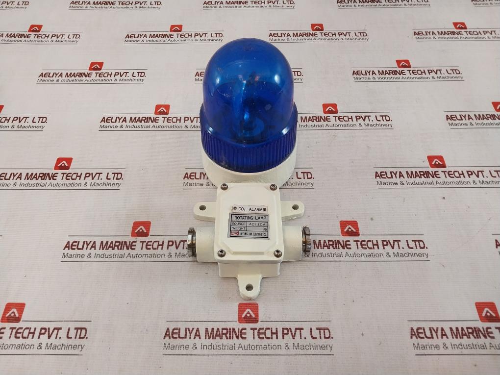 Myung Jin Electric Co2 Alarm Rotating Lamp Ac110V