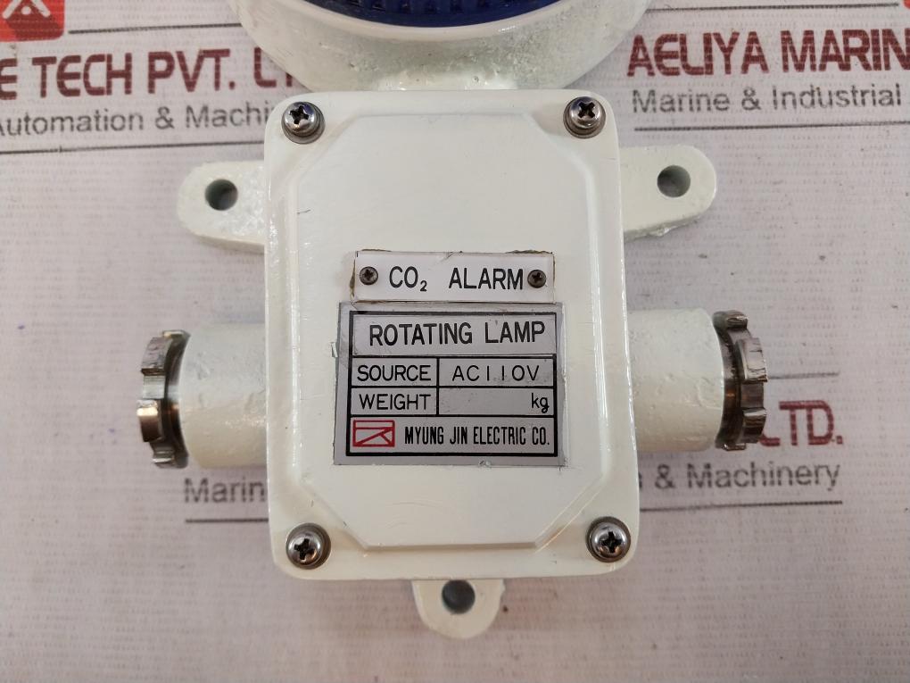 Myung Jin Electric Co2 Alarm Rotating Lamp Ac110V