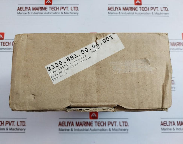 Mzu 231 Gz8 Time Delay Relay Schleicher Dc 24-26V