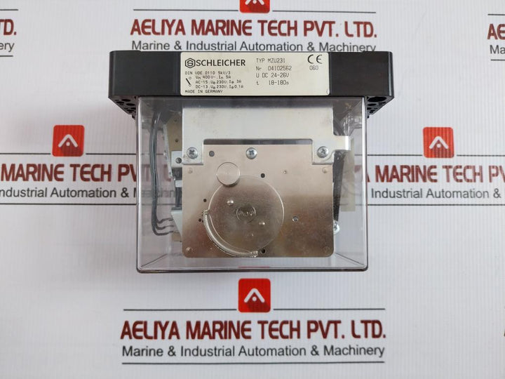 Mzu 231 Gz8 Time Delay Relay Schleicher Dc 24-26V