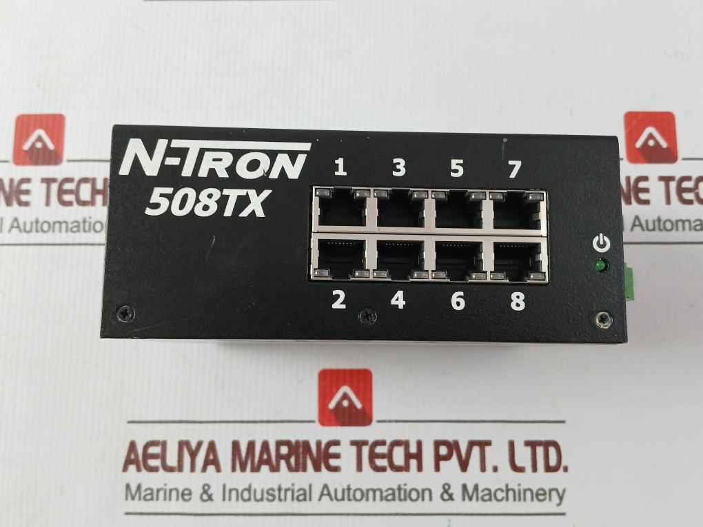 N-tron 336A4940Dnp508Tx 508Tx W/O Din Ethernet Switch 10-30V 1.0A