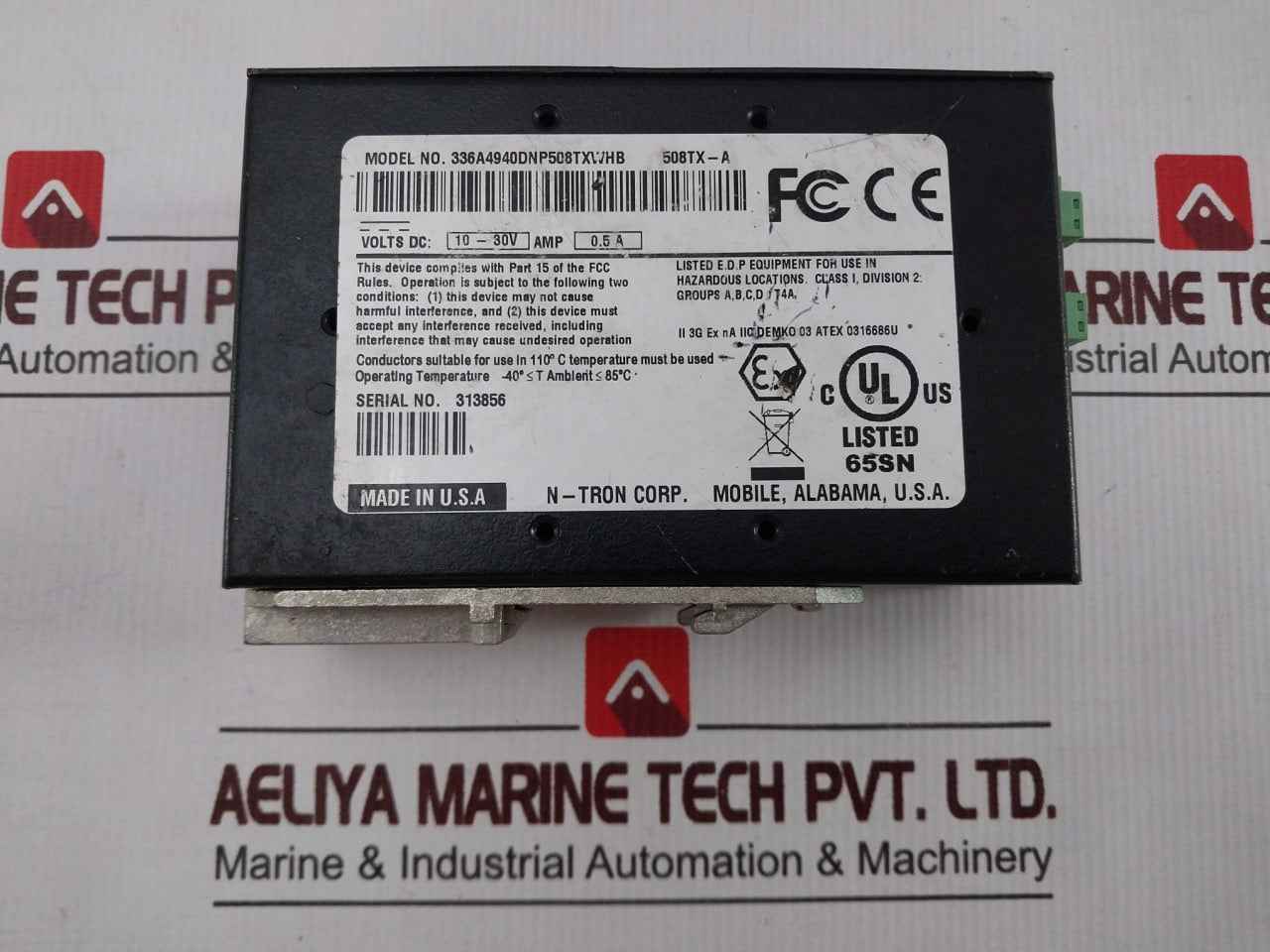 N-tron 508Tx-a Industrial Ethernet Switches 336A4940Dnp508Txwhb 10-30V Dc