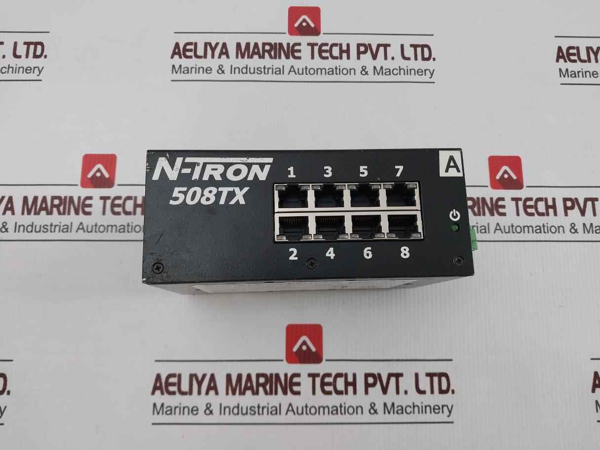 N-tron 508Tx-a Industrial Ethernet Switches 336A4940Dnp508Txwhb 10-30V Dc