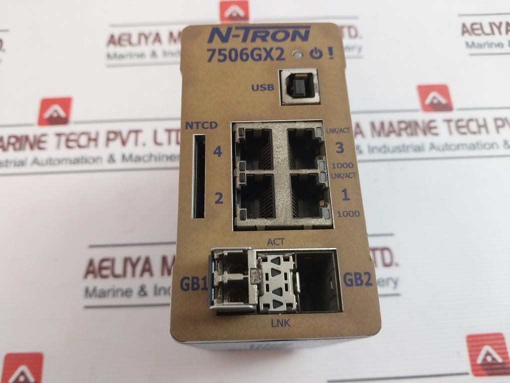 N-tron 7506Gx2-sx Managed Ethernet Switch 10-49V 440Ma