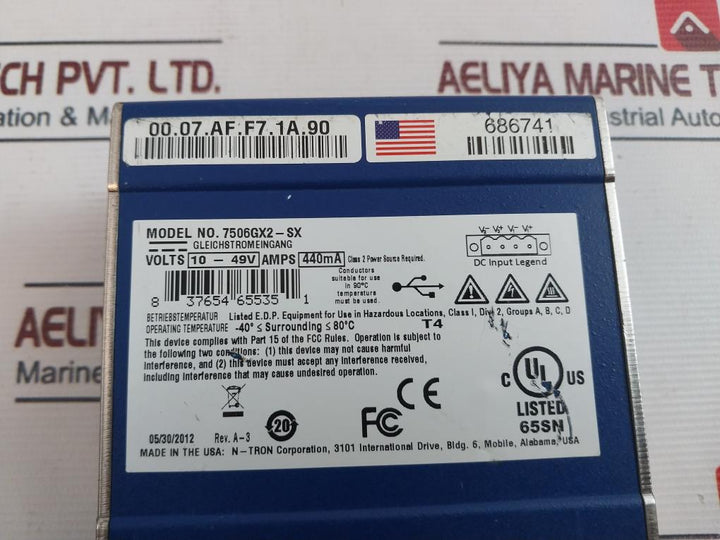 N-tron 7506Gx2-sx Managed Ethernet Switch 10-49V 440Ma