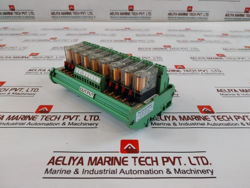 Naagi Electro Controls Nec-me-8-2No-2Nc-rs 8-channel Relay Input/Output Module