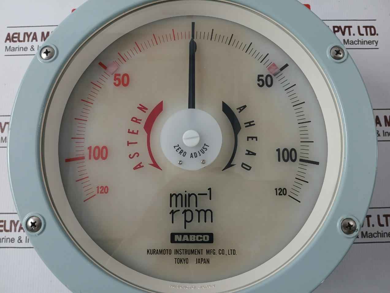 Nabco Astern 120-0-120 Ahead Rpm Meter Min-1