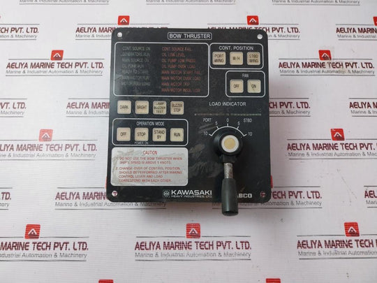 Nabco Bow Thruster Load Indicators Control Panel