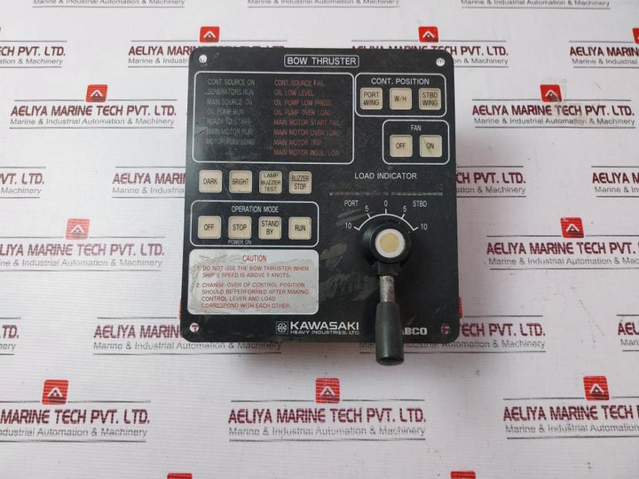 Nabco Bow Thruster Load Indicators Control Panel