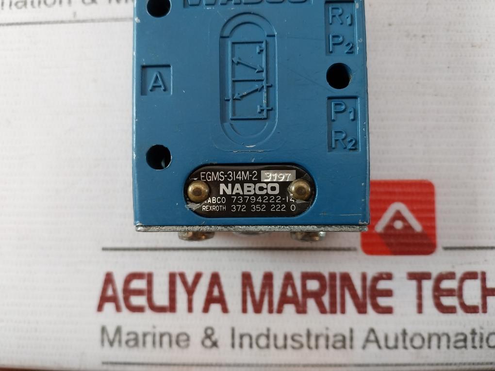 Nabco Egms-314M-2 Solenoid Valve 73794222-14 3420700220 10Bar Max