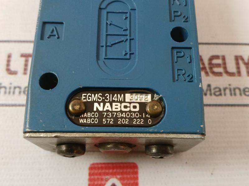 Nabco Egms-314M Solenoid Valve 73794030-14 24V 10 Bar Max