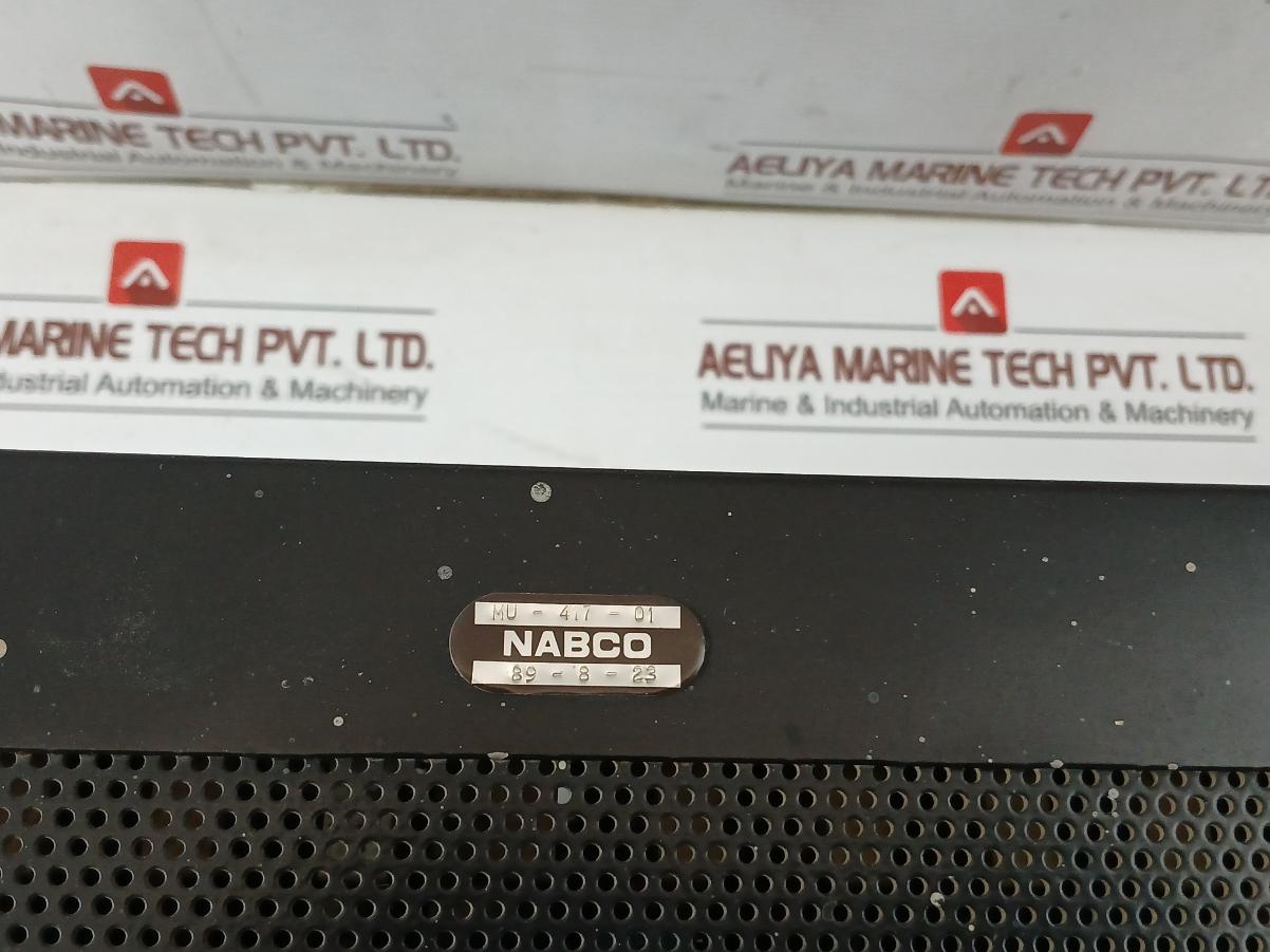 Nabco Elevator Control System Mu-417-01