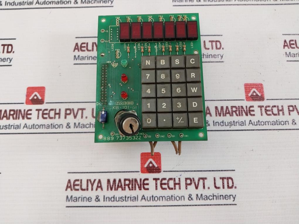 Nabco Kb-101-01 Keyborad Pcb Card 889 73735322