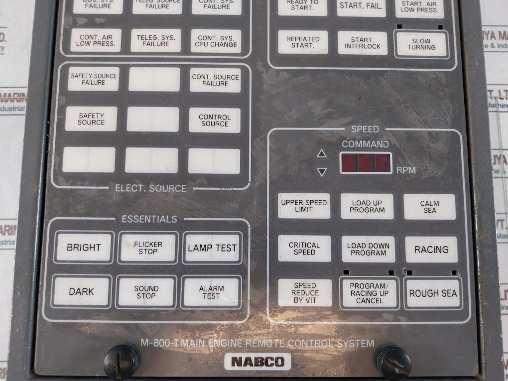 Nabco M-800-ii Main Engine Remote Control System