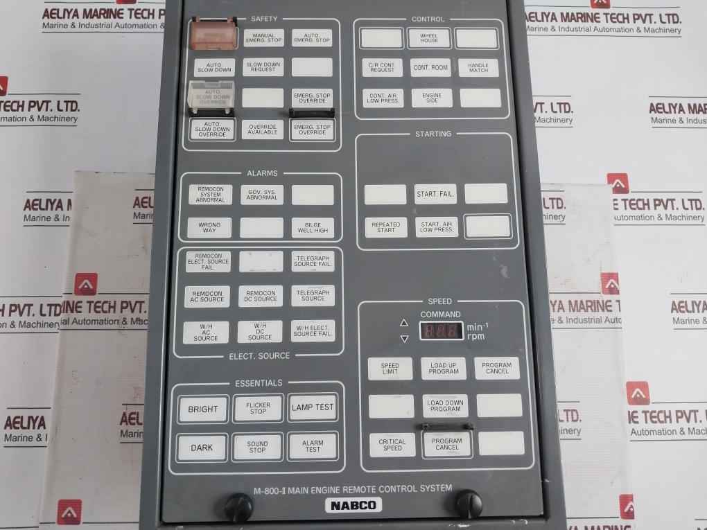Nabco M-800-ii Main Engine Remote Control System Dc24V Mca-102-12