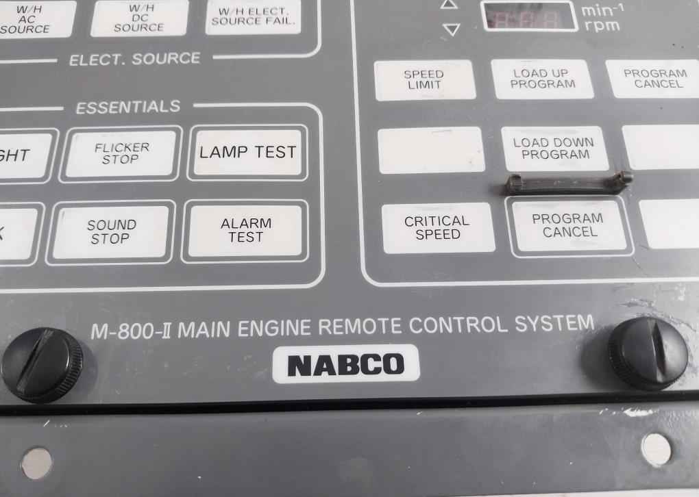 Nabco M-800-ii Main Engine Remote Control System Dc24V Mca-102-12