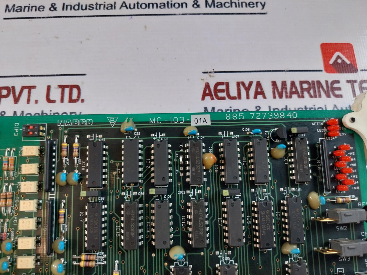 Nabco Mc-103-01A Bridge Maneuvering System Card 885 72739840