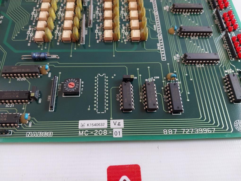 Nabco Mc-208-01 Engine Control System Pcb