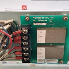 Nabco Mde-1 Engine Speed Controller Unit 53A Nps-106-881 0-10 D.C. Volts