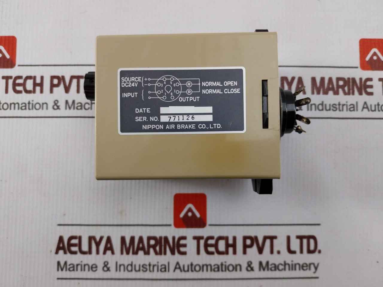 Nabco Mrs-h Volt Sense Relay 24V Dc-1.0 To 3.0