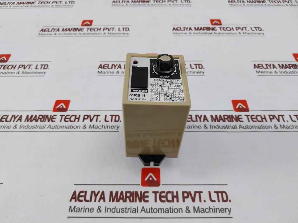 Nabco Mrs-h Volt Sense Relay 24V Dc-1.0 To 3.0