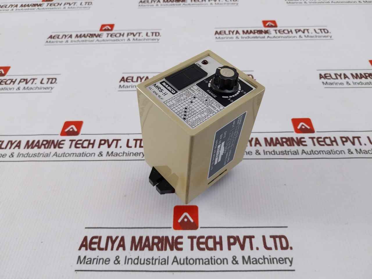 Nabco Mrs-h Volt Sense Relay 24V Dc-1.0 To 3.0