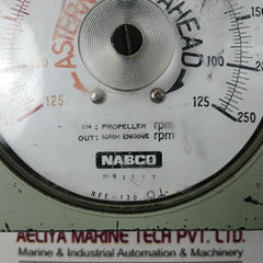 Nabco Nfe-130 Main Engine And Propeller Rpm Indicator