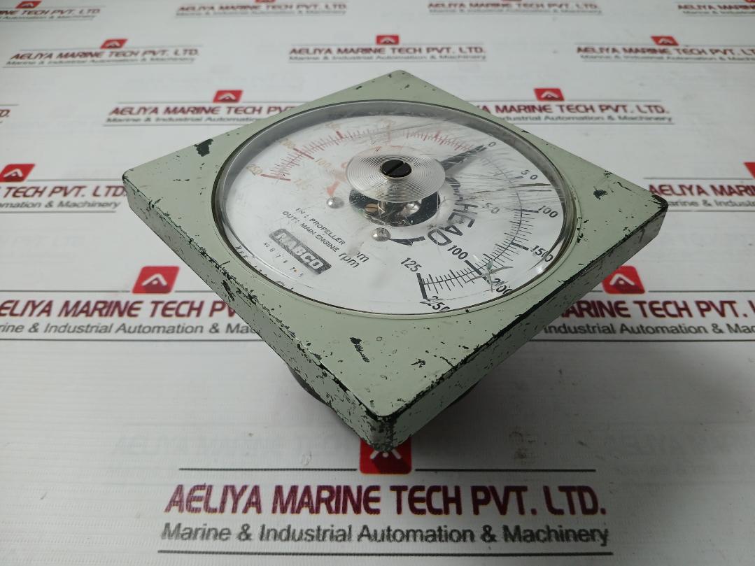 Nabco Nfe-130 Main Engine And Propeller Rpm Indicator