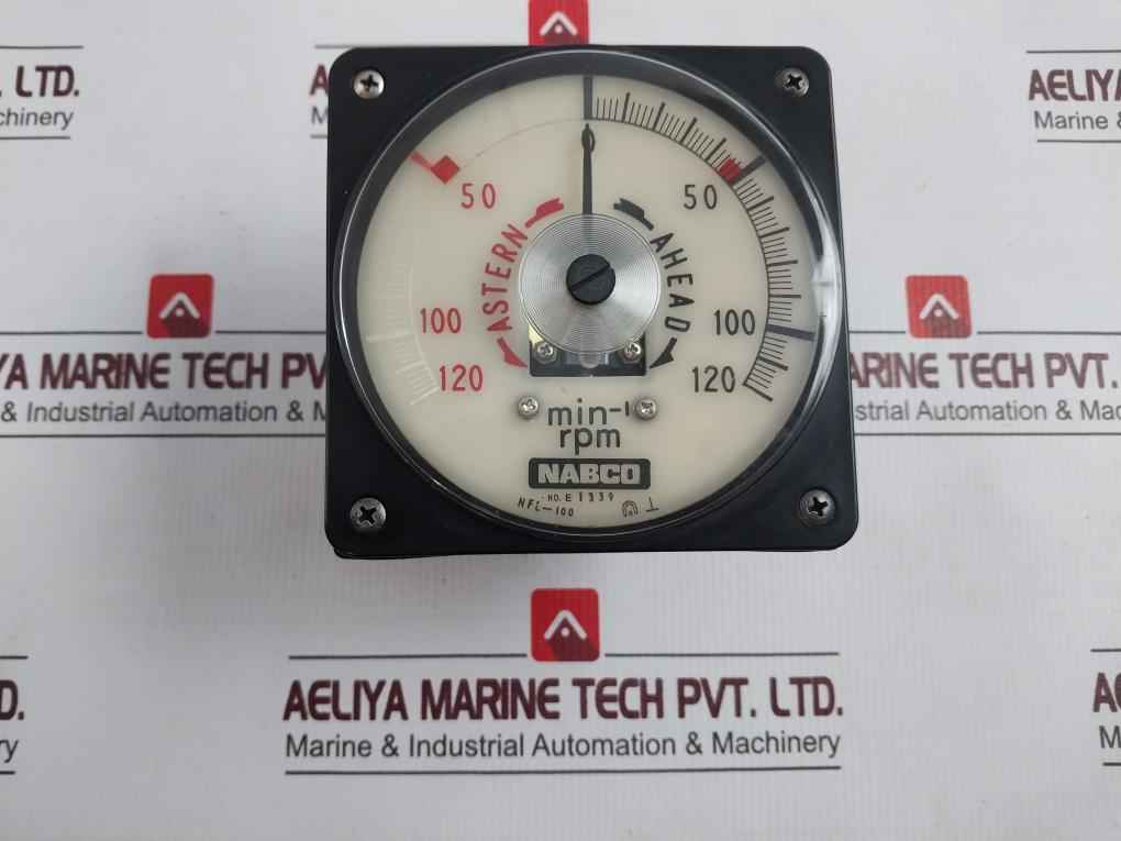Nabco Nfl-100 Rpm Meter Astern 120-0-120 Ahead