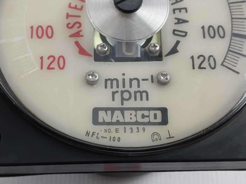 Nabco Nfl-100 Rpm Meter Astern 120-0-120 Ahead