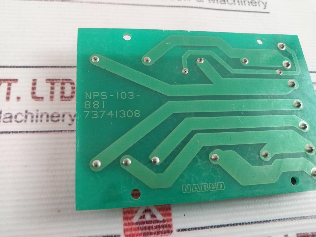 Nabco Nps-103-881 PCB Card K0570577 V.A