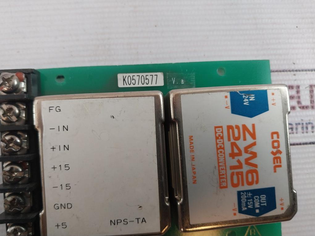 Nabco Nps-103-881 PCB Card K0570577 V.A