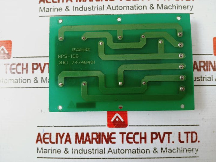 Nabco Nps-106-881 Dc-dc Converter Printed Circuit Board 24V To 15V 0.7A