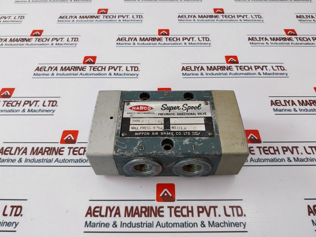 Nabco Psc-34P Super Spool Pneumatic Directional Valve 9 Kg/Cm2