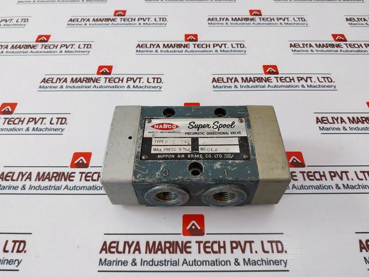 Nabco Psc-34P Super Spool Pneumatic Directional Valve 9 Kg/Cm2