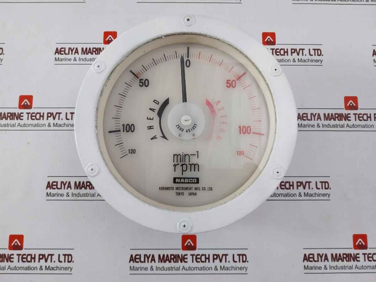 Nabco Rpm Meter Ahead 120-0-120 Astern