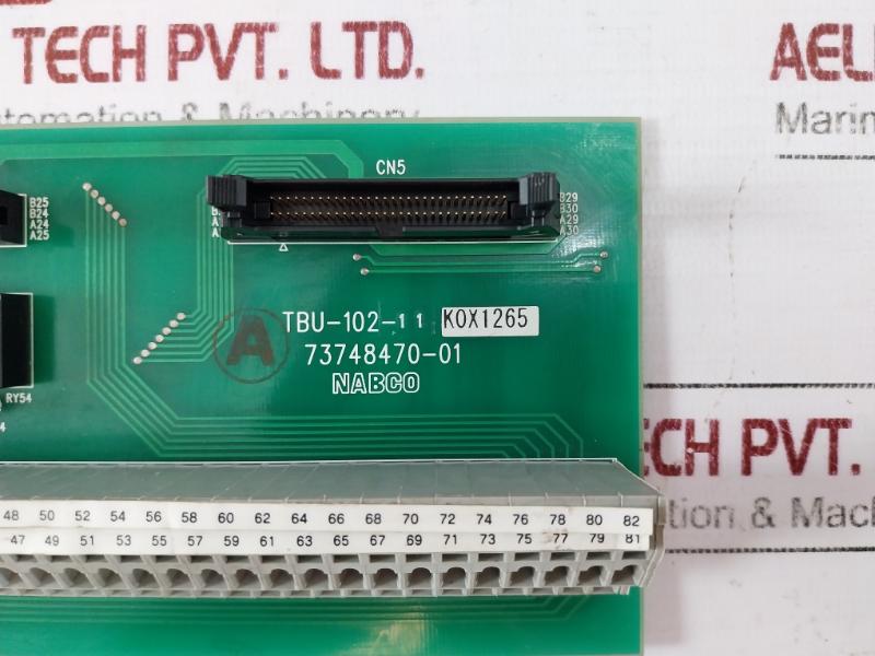 Nabco Tbu-102-11 Printed Circuit Board 73748470-01 K0x1265