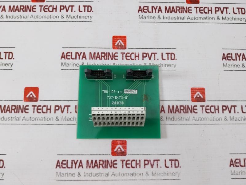 Nabco Tbu-105-11 Printed Circuit Board 73748473-01 K0y0022