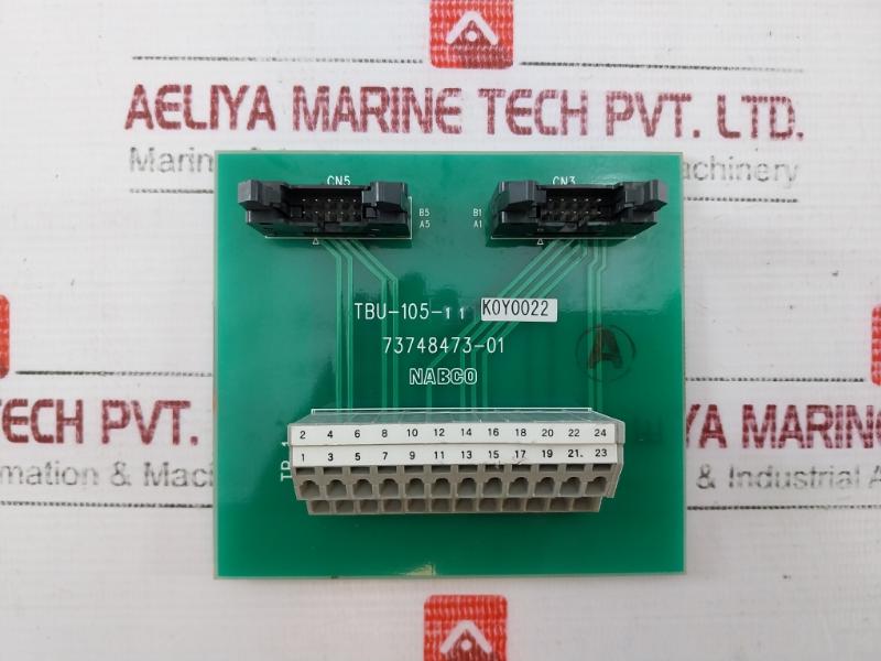 Nabco Tbu-105-11 Printed Circuit Board 73748473-01 K0y0022