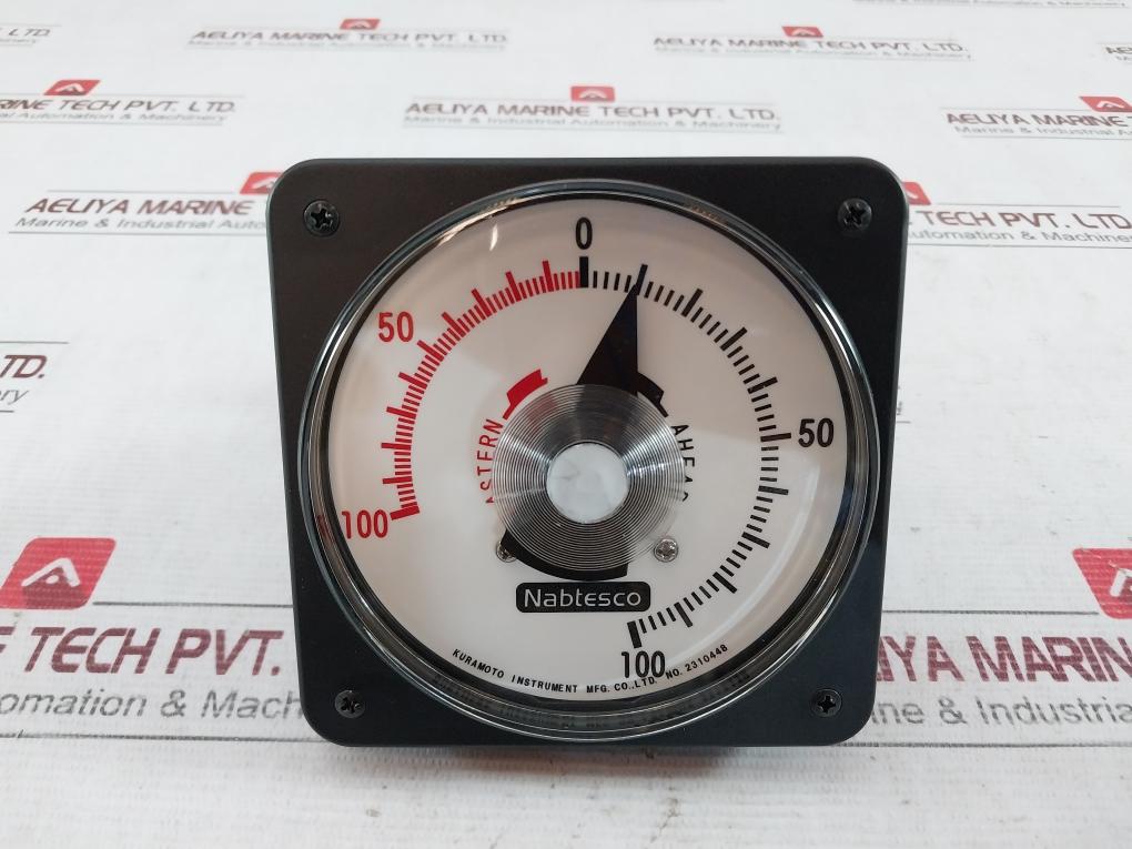 Nabtesco Astern 100-0-100 Ahead Rpm Meter 2310448 100/110V 50/60Hz