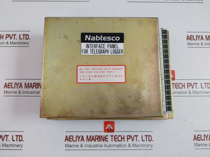 Nabtesco Interface Panel For Telegraph Logger Sku 202351