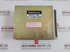 Nabtesco Interface Panel For Telegraph Logger Sku 202351