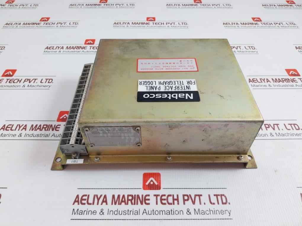 Nabtesco Interface Panel For Telegraph Logger Sku 202351