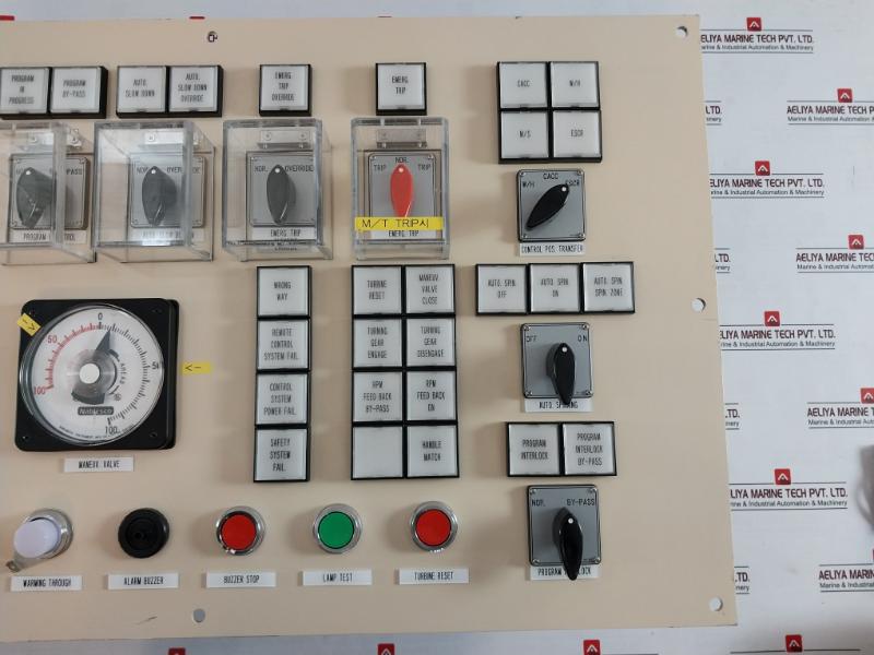 Nabtesco Ko 3623288 Marine Turbine Control Panel Esz-26b, Hr40-02r Ac-dc24v 10a