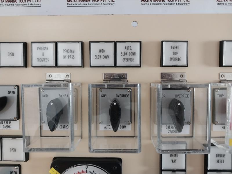 Nabtesco Ko 3623288 Marine Turbine Control Panel Esz-26b, Hr40-02r Ac-dc24v 10a