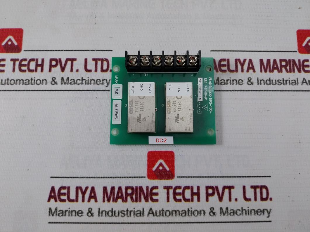 Nabtesco Nps-106-881 Printed Circuit Board K1890262 Dc2