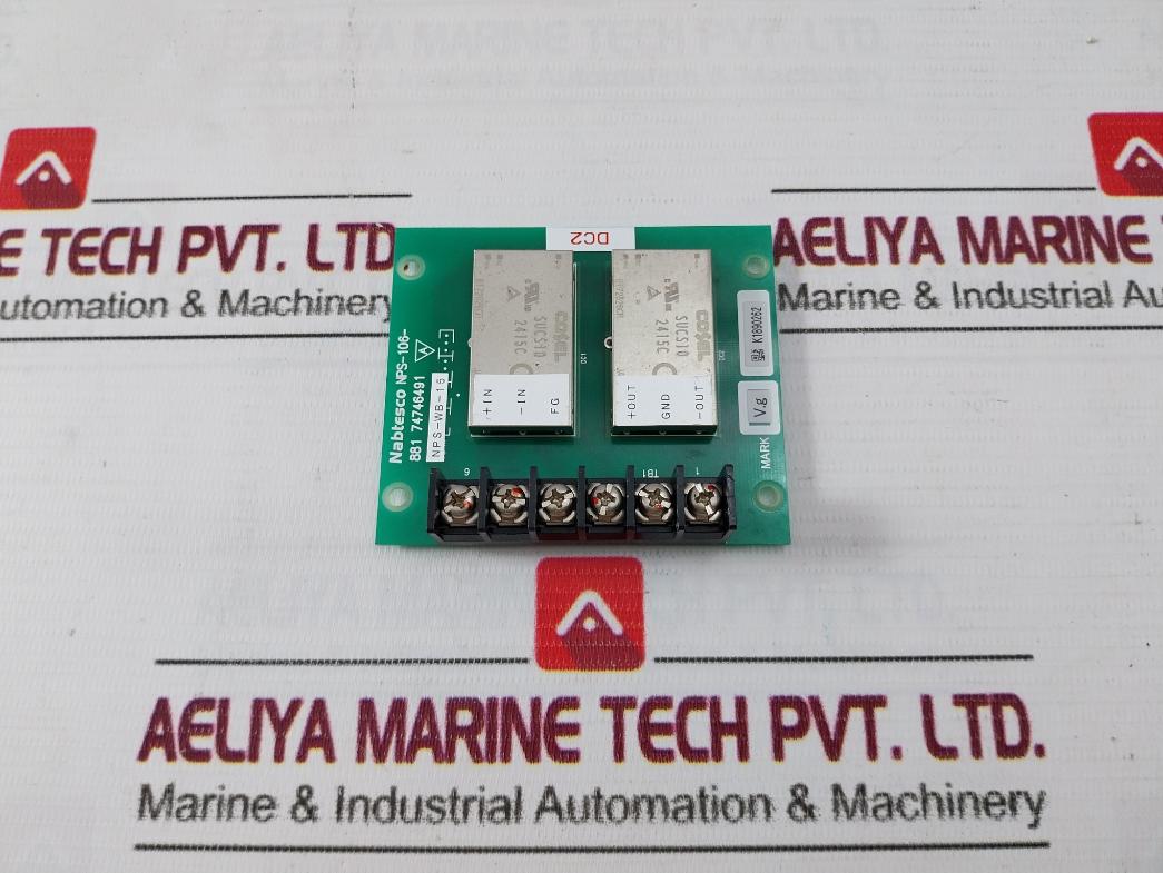 Nabtesco Nps-106-881 Printed Circuit Board K1890262 Dc2