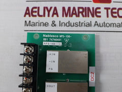 Nabtesco Nps-106-881 Printed Circuit Board K1890262 Dc2