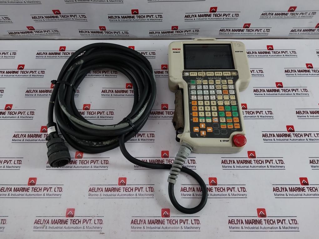 Nachi R0P511-10 Teach Pendant With Robot Cable 10 Meter Awm 2584 Vw-1